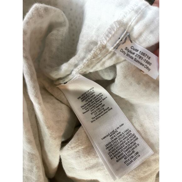 CURRENT/ELLIOTT Button Up Top 100% Cotton - Picture 6 of 8